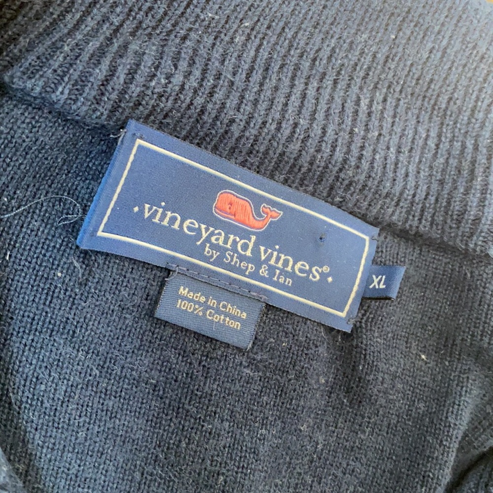 Vineyard Vines 1/3 Zip Pullover Sweater - Picture 2 of 3